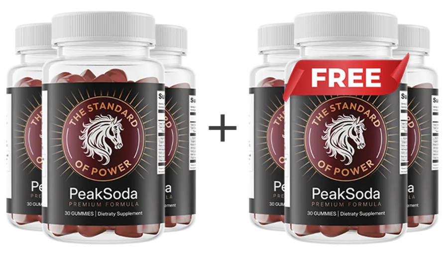 The PeakSoda buy three, get three free bundle